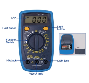 DT33A Confiável Profissional Xtester, DT33B,DT33C, Multímetro Digital Inteligente DT33D True RMS - Product Image 5