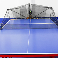 Robot de tennis de table multifonctionnel réglable, machine de ping-pong