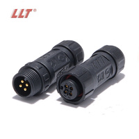 Connecteur aviation étanche LLT M12 2 3 4 broches mâle/femelle pour éclairage horticole