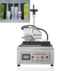 Máquina de sellado manual de tubos ultrasónicos para tubos cosméticos