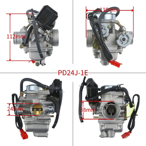 PD24J-1E 24mm Hon Da GY6 125cc 150cc haute Performance mise à niveau ATV Go Kart Scooter comprend starter Power Jet carburateur - Product Image 2