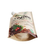 Pochette Doypack personnalisée imprimée de qualité alimentaire avec bec verseur pour emballage de jus et de boissons liquides, anti-fuite, avec bouchon à vis
