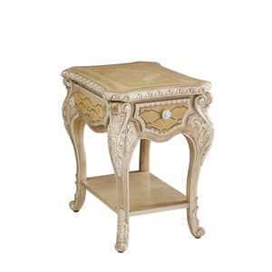 <span class=keywords><strong>Table</strong></span> d'appoint de salon de luxe de style royal européen, en bois massif, sculptée à la main, avec dentelle, carrée, classique, <span class=keywords><strong>table</strong></span> d'angle - Product Image 6