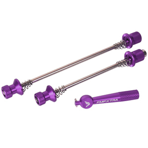<span class=keywords><strong>MTB</strong></span> 로드 자전거 퀵릴리즈 허브 액슬 세트 앞뒤 1쌍 중공축 - Product Image 2