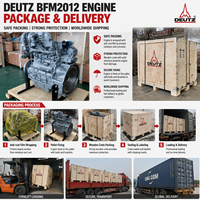 Mesin Diesel DEUTZ BF4M2012 100HP 4.04L Turbocharged Mesin Industri untuk Peralatan Pompa Kompresor Mesin Konstruksi
