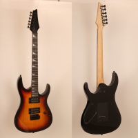 Professional 6 String 24 Fret Electric Guitar Basswood Body HH Pickups Maple Neck for Beginner Rock Metal Performance