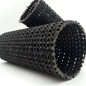Tuyau perméable rigide en HDPE : Tuyau perméable rigide, ondulé et à structure maillée pour le drainage des écoulements des pentes autoroutières - Product Image 2