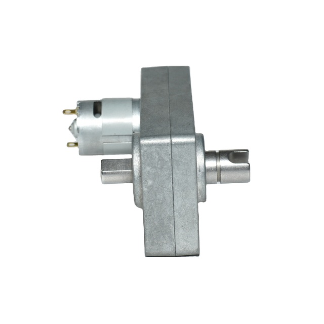 12V Brush DC Gear Motor 100-300kg.cm Torque 1RPM Waterproof Flange Mount 100W for Fan and Valve Actuators