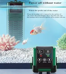 800W 1000W 1200W鱼缸加热棒PTC温度控制加热器水族馆设备水族馆及配件