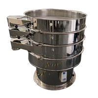 Machine de tamisage circulaire motorisée en acier inoxydable RUNNEST pour le calibrage des granulométries, multi-tension, pour l'industrie chimique et la transformation alimentaire