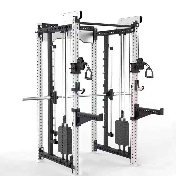 Smith Machine All-in-One Comprehensive Trainer Rack Gym Multi ...