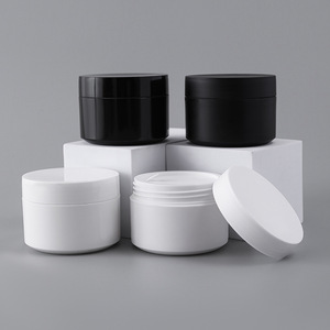 <b>Plastic</b> Jars For Cosmetic <b>Packaging</b> 5G To 50G Screw Top Cylinder With Cap PP Material Cream Container - Product Image 1