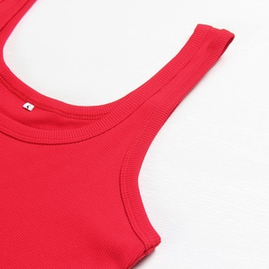 Summer Plus Size Women's Tank <b>Tops</b> Fashion Street Wear <b>Sleeveless</b> <b>Top</b> <b>Knitted</b> Breathable Yoga Tank <b>Tops</b> - Product Image 5