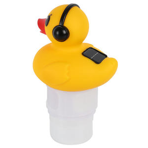 Dispenser tavoletta di <span class=keywords><strong>cloro</strong></span> anatra con spettacolo di luci OEM ODM tavoletta <span class=keywords><strong>chimica</strong></span> solare piscina Floating clorinator per 3 "compresse - Product Image 2