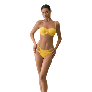 Costume da bagno intero HDJ con controllo pancia, design a fascia incrociata, tinta unita, da donna, taglie SMLXL - Product Image 2