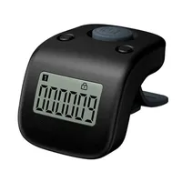 Mini Rechargeable numérique LCD électronique doigt anneau main compteur Six/6 chiffres bouddha perles/prière compteur Clicker 6XDD