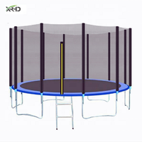 Trampolín de 6-16 Pies para Exteriores para Adultos y Niños, Juguete para Saltar