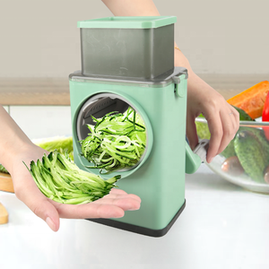 Outil de cuisine <span class=keywords><strong>6</strong></span> <span class=keywords><strong>en</strong></span> <span class=keywords><strong>1</strong></span>, <span class=keywords><strong>râpe</strong></span> à fromage rotative, coupe-légumes manuel, <span class=keywords><strong>mandoline</strong></span> <span class=keywords><strong>en</strong></span> acier inoxydable avec <span class=keywords><strong>6</strong></span> lames interchangeables - Product Image 6