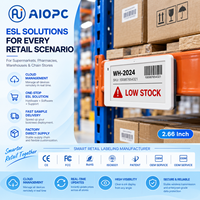 Étiquette de prix numérique ESL, écran LCD, Bluetooth 5.0, système d'étiquetage sans fil pour centre commercial intérieur avec garantie d'un an