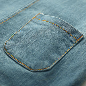 Nouvelles robes en jean bleues pour bébés filles, matériaux pour l'achat en ligne, achat direct auprès de fournisseurs chinois pour les musulmanes - Product Image 2