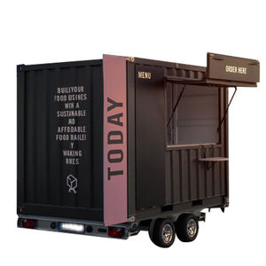 La Chine <span class=keywords><strong>louer</strong></span> <span class=keywords><strong>pour</strong></span> posséder Mobile Food Trailer Craigslist UK Standard Black Bakery Food Truck Remorque Four à pizza - Product Image 3