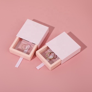 Biểu Tượng Tùy Chỉnh In Đầy Màu Sắc Nổi Khung Giấy Các Tông Hộp Ngăn Kéo Rõ Ràng Pe Phim Vòng Trang Sức Lưu Trữ Hiển Thị Bao Bì Hộp - Product Image 4