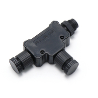 Connecteur étanche en plastique de type T 2-5 Core fileté pour Yacht Aviation NMEA2000 Plug 5A Copper Nylon for Marine Use