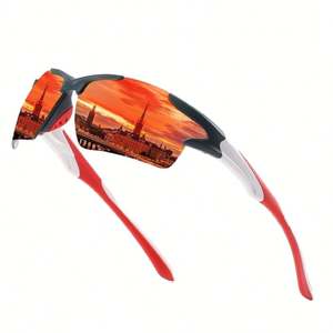 Gafas de Sol Deportivas Polarizadas UV400 con Logotipo Personalizado 2025, Gafas de Sol de Moda Extra Grandes para Ciclismo y Pesca para Hombre y Mujer - Product Image 1