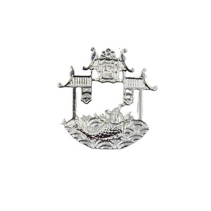 Épingle à cheveux en forme de carpe sautant au-dessus du portail du dragon, plaqué cuivre, or et argent, style ancien, accessoire de cheveux chinois, bijoux - Product Image 5