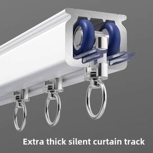 Systèmes résistants de <span class=keywords><strong>rail</strong></span> de rideau avec de doubles rails pour des applications en couches de rideau - Product Image 3