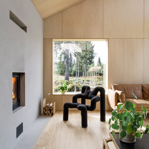 Fauteuil paresseux de designer norvégien, style Instagram, inspiré du design nordique, en métal à tubes courbés, pour salon et extérieur, décontracté - Product Image 3