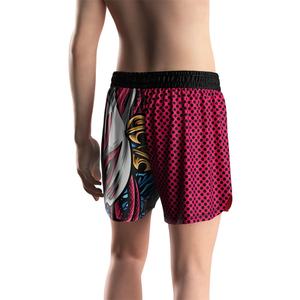 Shorts de sport personnalisés à séchage rapide pour hommes, idéaux pour le cyclisme et le fitness, en maille ajustée, pour l'été, unisexe - Product Image 6