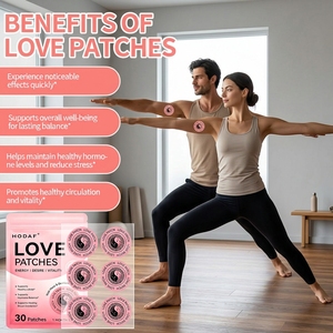 Nouveaux Patchs d'Amour Discrets à l'Extrait de Ginseng Rouge pour l'Équilibre Hormonal et l'Amélioration du Désir Sexuel des Couples Mariés – Réveillez la Flamme de la Romance - Product Image 1