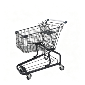 Carrito de Compras de Gran Capacidad de 340L, con Ruedas Silenciosas y Resistentes, para Supermercados, Uso Comercial y Mayorista - Product Image 1