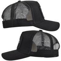 Casquettes de camionneur en coton 100% à 5 panneaux, imprimées en chevrons, de haute qualité, vente en gros