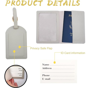 Portefeuille multifonctionnel <span class=keywords><strong>pour</strong></span> passeport Mr et Mrs PU Portefeuille <span class=keywords><strong>pour</strong></span> carte de crédit et porte-passeport <span class=keywords><strong>pour</strong></span> femmes - Product Image 4