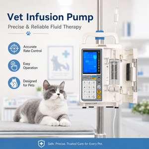 Bomba de Infusión Veterinaria Profesional para <span class=keywords><strong>Hospital</strong></span> de Animales, Dispositivo de Administración de Fluidos IV - Product Image 2