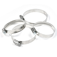 12mm 16mm 20mm 22mm 27mm 32mm 35mm 201 304 Colliers de serrage en acier inoxydable Collier de serrage réglable américain