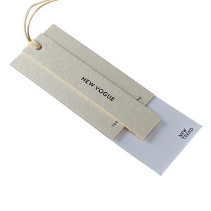 Etiqueta Colgante de Papel Mate de <span class=keywords><strong>Doble</strong></span> Capa de Lujo, Impresión Personalizada con su Logotipo y Nombre de Marca, Etiqueta Colgante para Ropa - Product Image 6