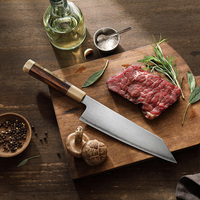 Japanse Zdp189 Composiet Staal Bunka Mes Scherpe Keuken Chef Messen Nieuwe Achthoekige Woestijn Ijzerhouten Handvat