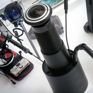 2MP POE IP porte oeil Mini interphone sans fil porte <span class=keywords><strong>cam</strong></span>éra judas détection de mouvement NVR stockage de données pour la Surveillance de la sécurité à domicile - Product Image 2