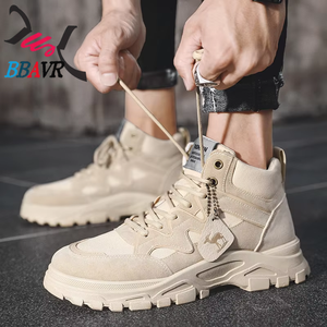 Zapatos de Hombre, Botas Antideslizantes de Primavera, Nuevas, Transpirables, de Moda, Versátiles, con Suela Gruesa, Impermeables, Casuales, para Senderismo, Trabajo al Aire Libre - Product Image 6