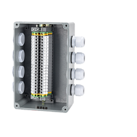 Boîtier de jonction extérieur étanche en aluminium et ABS, terminal TBC entrée-sortie, antidéflagrant, câble UK, niveau de protection IP54, distribution