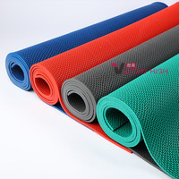 Tapis de drainage en PVC robuste, antidérapant, antibactérien, imperméable, lavable, fin, pour la maison, la salle de bain, la cuisine, la piscine