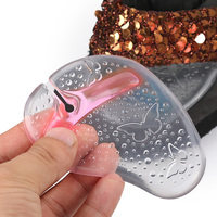 Semelles en gel transparent pour chaussures, coussinets métatarsiens pour l'avant-pied, semelles antidérapantes pour sandales à lanières et tongs, coussinets de protection pour les orteils