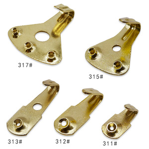 Novelty Hooks Carbon Steel Wall Mounted Polygon Shape For Behind Doors On Walls 15 20kg Weight Capacity Plated Iron Hardware - Product Image 1