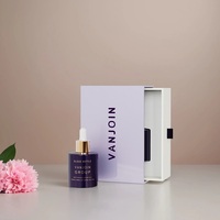 Emballage de luxe pour marques de beauté, boîte à tiroir pour flacon unique, finition mate, pour sérum, huile essentielle, emballage protecteur