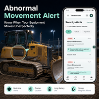 Traceur GPS magnétique Trevaron Auto 5200mAh pour bulldozer et engins lourds, suivi en temps réel via application, dispositif d'alerte de mouvement avec géolocalisation