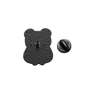 Mignon chats noirs émail broche dessin animé chaton grands yeux Animal broche revers Badge bijoux cadeau pour les amis - Product Image 5