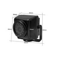 Carcasa Metálica de Aluminio para CCTV, Mini Caja con Panel LED IR de 850nm/940nm para Módulo de Cámara CCD AHD IP de 38x38mm G738